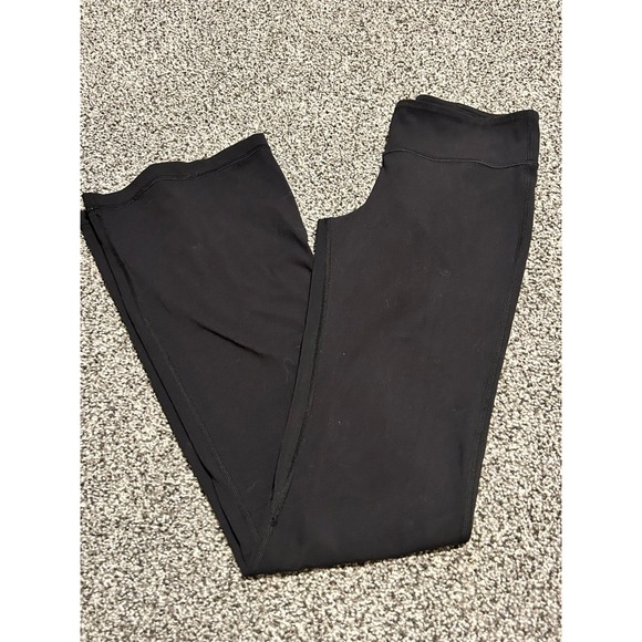 Lululemon Groove Flare Pant Size 4 Black Yoga Workout Athleisure Leggings - Picture 1 of 5